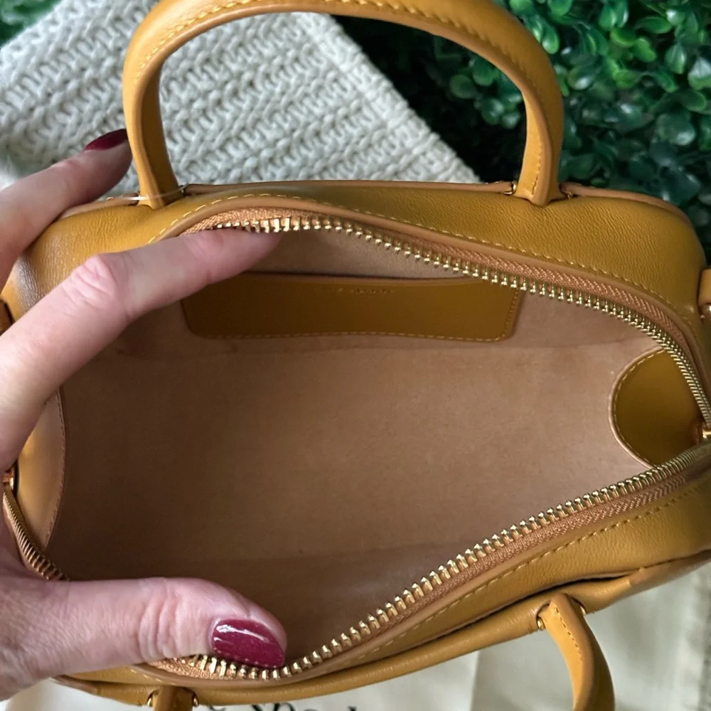 Kate Spade Retail Grace Bag in Curry / Mustard Yellow Leather Handbag Crossbody